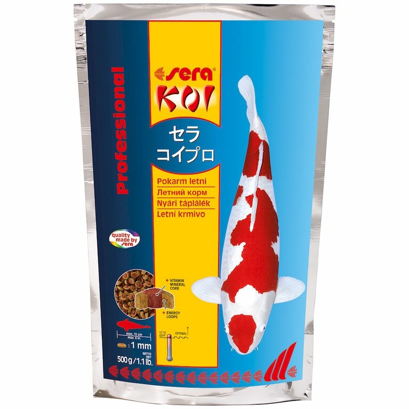 Корм Sera Koi Professional для прудовых рыб летний - 500 г корм sera koi all seasons probiotic для прудовых рыб 5 кг