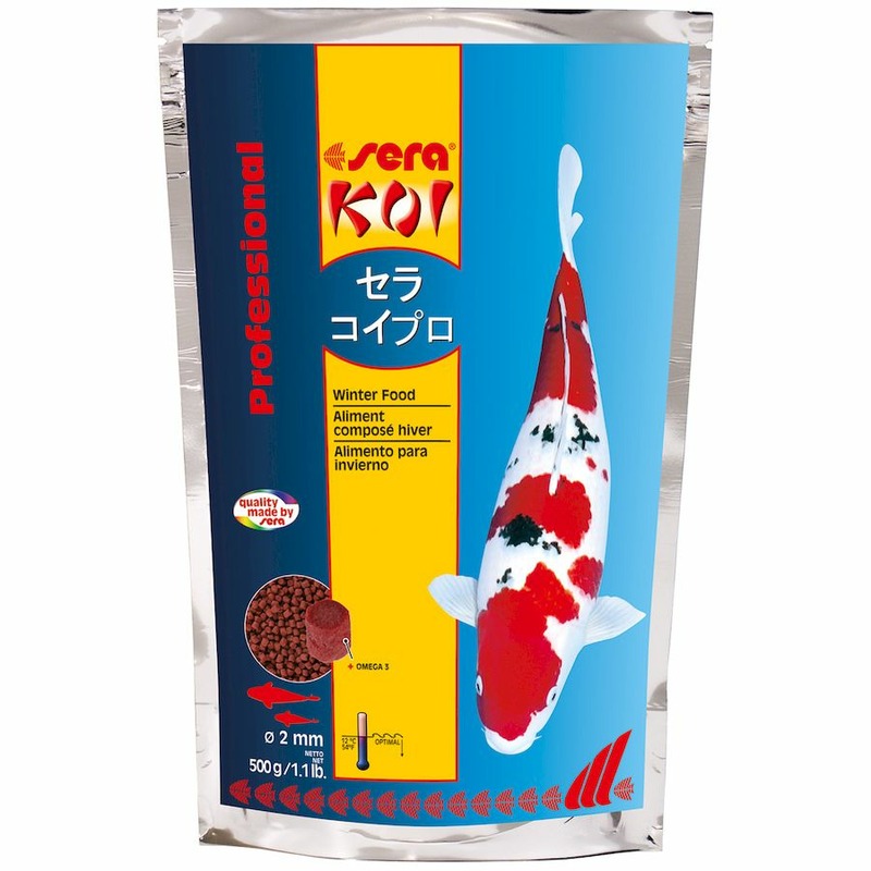 цена Корм Sera Koi Professional для прудовых рыб зимний - 500 г