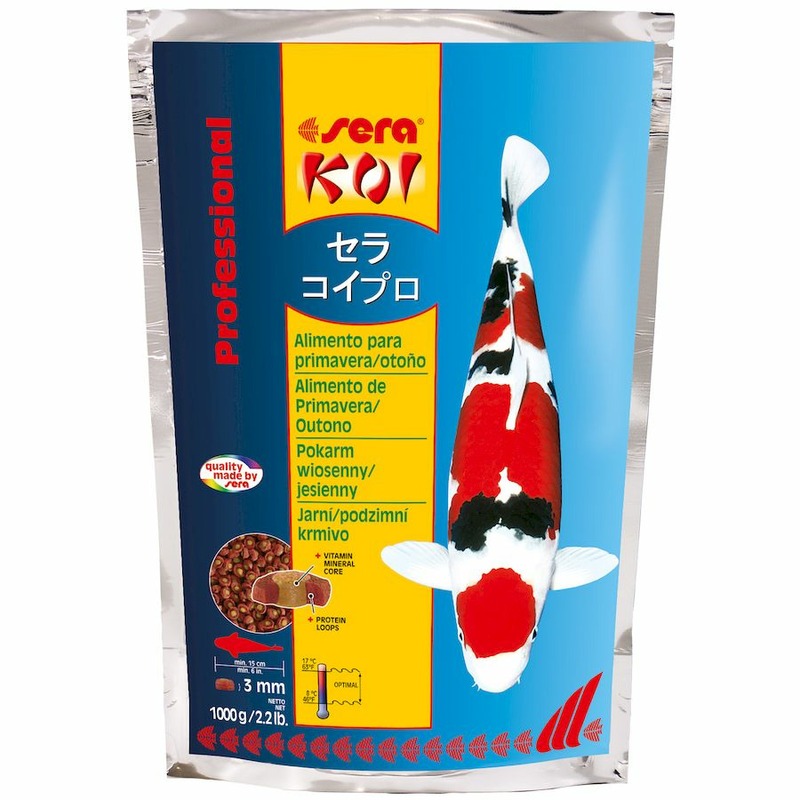 Sera Koi Professional весна/осень Корм для прудовых рыб - 1 кг корм sera koi professional для прудовых рыб летний