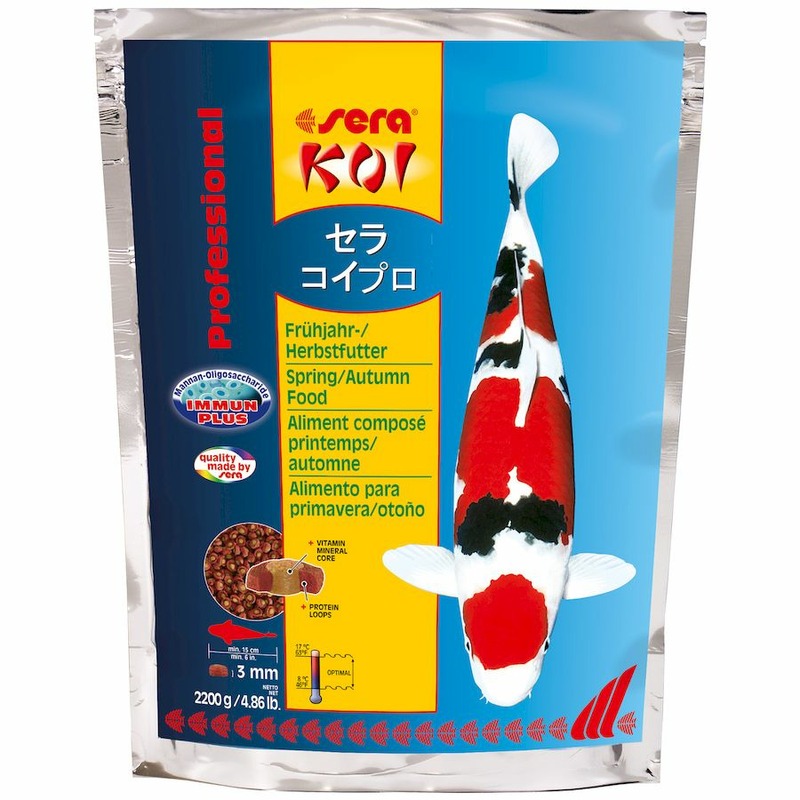 Sera Koi Professional весна/осень Корм для прудовых рыб - 2,2 кг корм sera koi professional для прудовых рыб летний 500 г