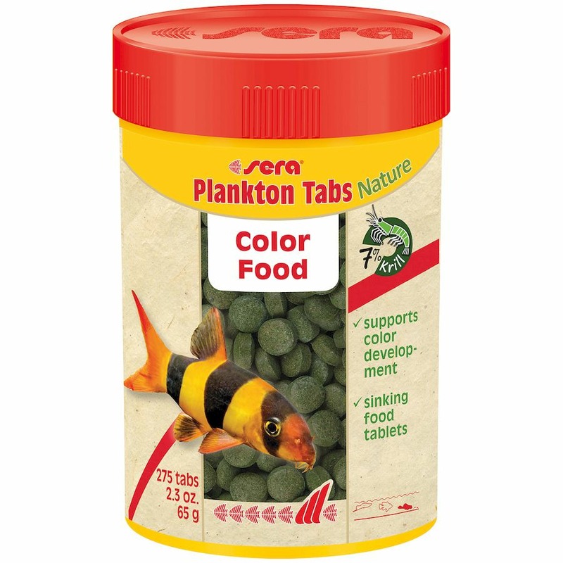 цена Sera Plankton Tabs Корм для сомов и донных рыб для лучшения окраски (275 таблеток)