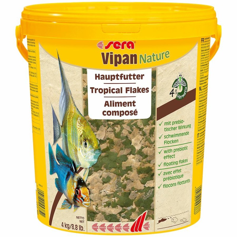 Корм Sera Vipan Nature для рыб основной в хлопьях корм для рыб sera vipan nature основной в хлопьях 100мл 22г