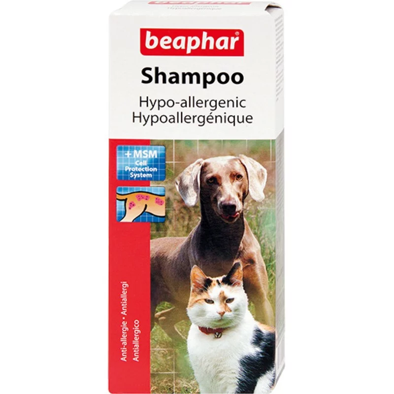 

Шампунь Beaphar Hypo-allergenic для собак и кошек противоаллергенный - 200 мл уход за шерстью Нидерланды 1 уп. х 1 шт. х 0.2 кг