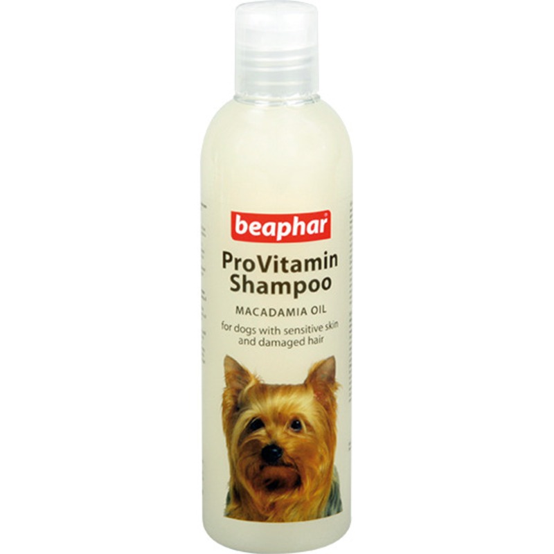 Шампунь Beaphar Pro Vit Macadamia Oil для собак с чувствительной кожей с маслом австралийского ореха - 250 мл цена и фото