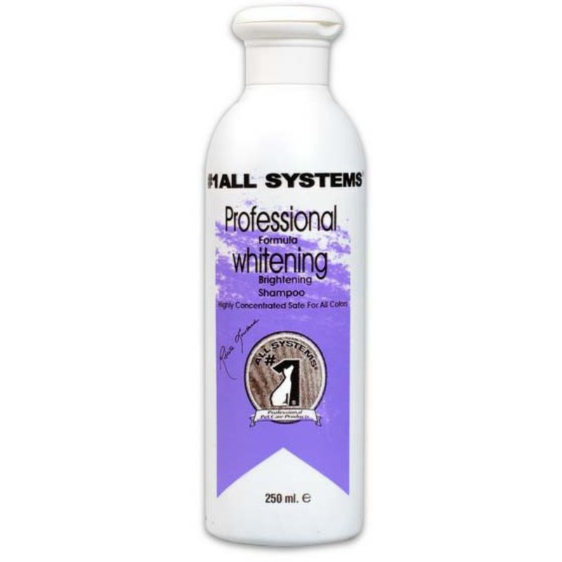 1 All Systems Whitening Shampoo шампунь отбеливающий для яркости окраса - 250 мл 1 all systems 1 all systems pure cosmetics lanolin plus кондиционер с ланолином 250 мл