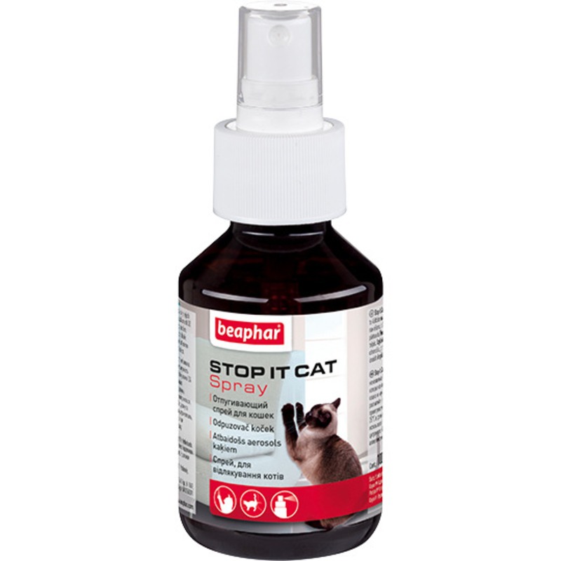 цена Спрей Beaphar Cat Fernhalte отпугивающий для кошек антигадин - 100 мл