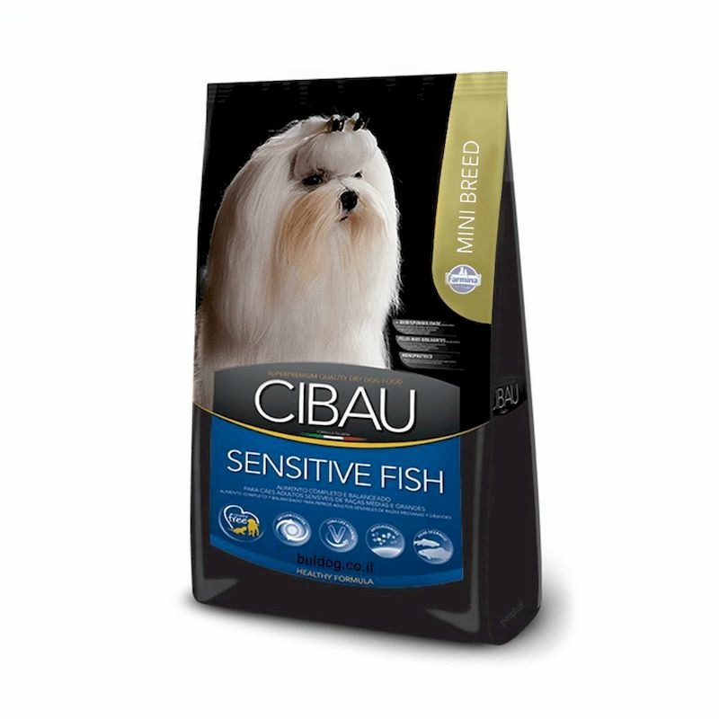 Farmina Cibau Sensitive Fish Mini корм для собак повседневный супер премиум без курицы для взрослых с рыбой породы мелкого размера мешок Сербия 1 уп. х 1 шт. х 2.5 кг