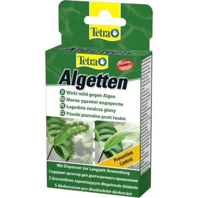 цена Средство Tetra Algetten профилактическое против водорослей - 12 таб