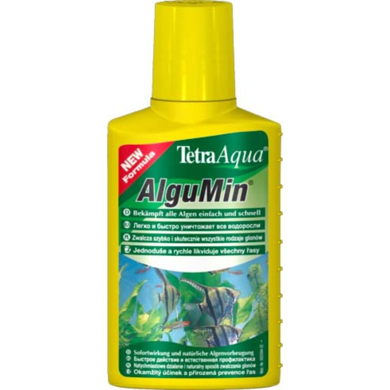 Средство Tetra AlguMin профилактическое против водорослей - 100 мл средство tetra algetten профилактическое против водорослей 12 таб