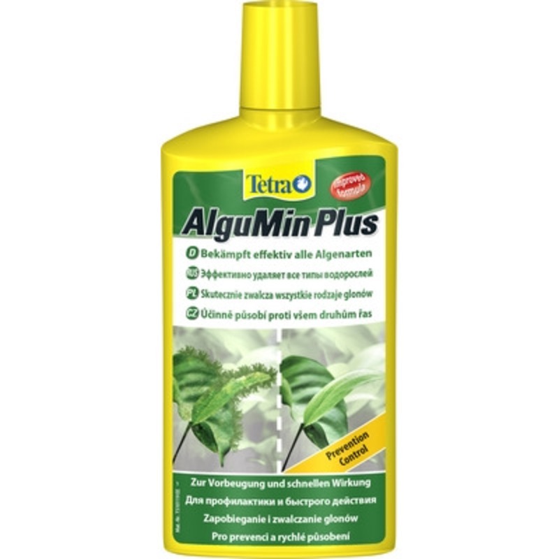 Средство Tetra AlguMin профилактическое против водорослей - 500 мл средство tetra algizit против водорослей быстрого действия 10 таб
