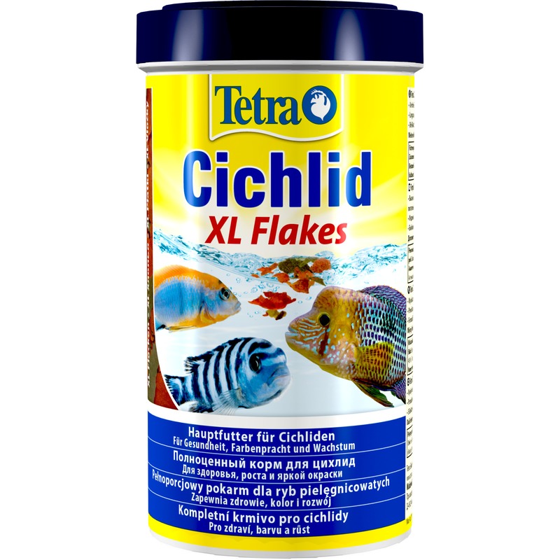 Корм Tetra Cichlid XL для всех видов цихлид крупные хлопья - 500 мл корм tetra cichlid xl для всех видов цихлид крупные хлопья 500 мл