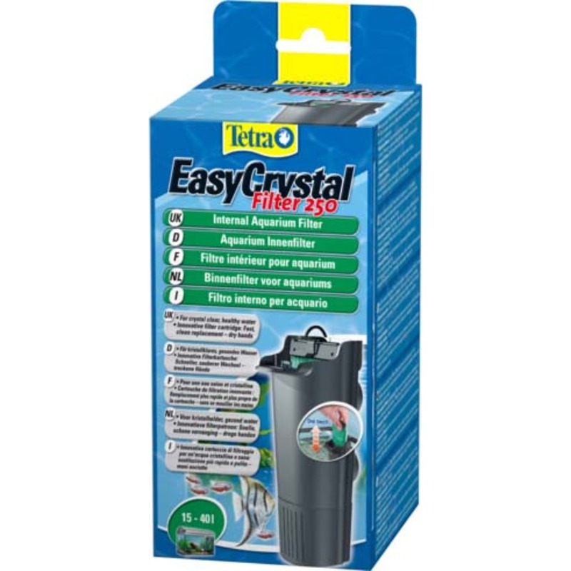 Фильтр Tetra EasyCrystal 250 внутренний для аквариумов 15-40 л компрессор tetra aрs 400 для аквариумов 250 600 л белый