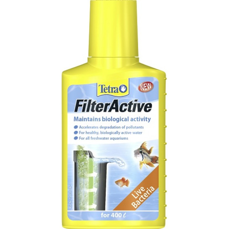 Кондиционер Tetra FilterActive для поддержания биологической среды - 100 мл премиум Германия 1 уп. х 1 шт. х 0.1 кг
