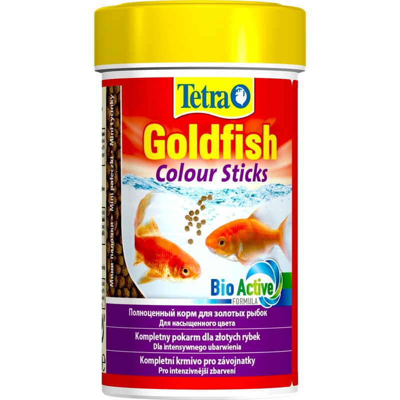 Корм Tetra Goldfish Colour Sticks для улучшения окраса золотых рыбок в палочках - 100 мл