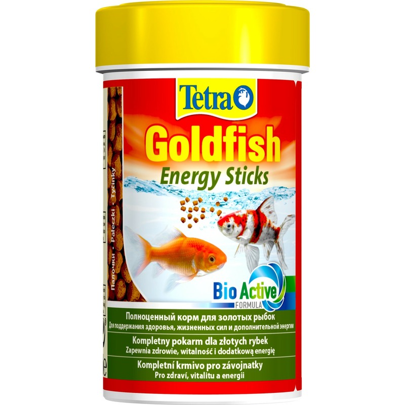 Корм Tetra Goldfish Energy Sticks энергетический для золотых рыб в палочках - 100 мл корм для рыб tetra goldfish energy палочки для золотых рыбок 100 мл