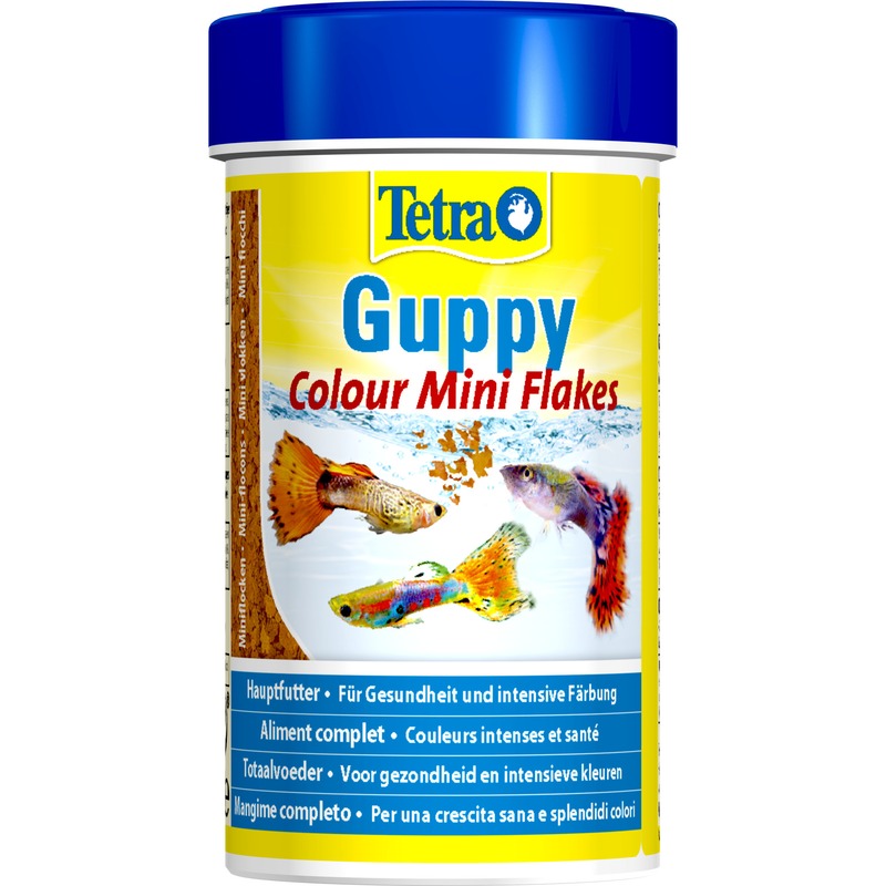 Корм Tetra Guppy Colour для гуппи для улучшения окраса - 100 мл sera guppy gran корм для гуппи 100 мл