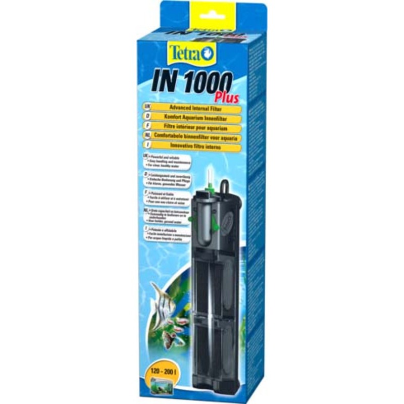 Фильтр Tetra IN 1000 Plus внутренний для аквариумов до 200 л фильтр eheim experience 150 для аквариумов до 150л