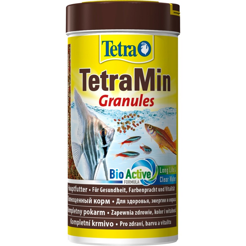 Корм Tetra Min Granules для всех видов рыб в гранулах - 250 мл