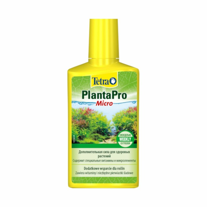 Tetra PlantaPro Micro удобрение жидкое с микроэлементами и витаминами, 250 мл удобрение tetra plantamin жидкое с fe и микроэлементами 500 мл