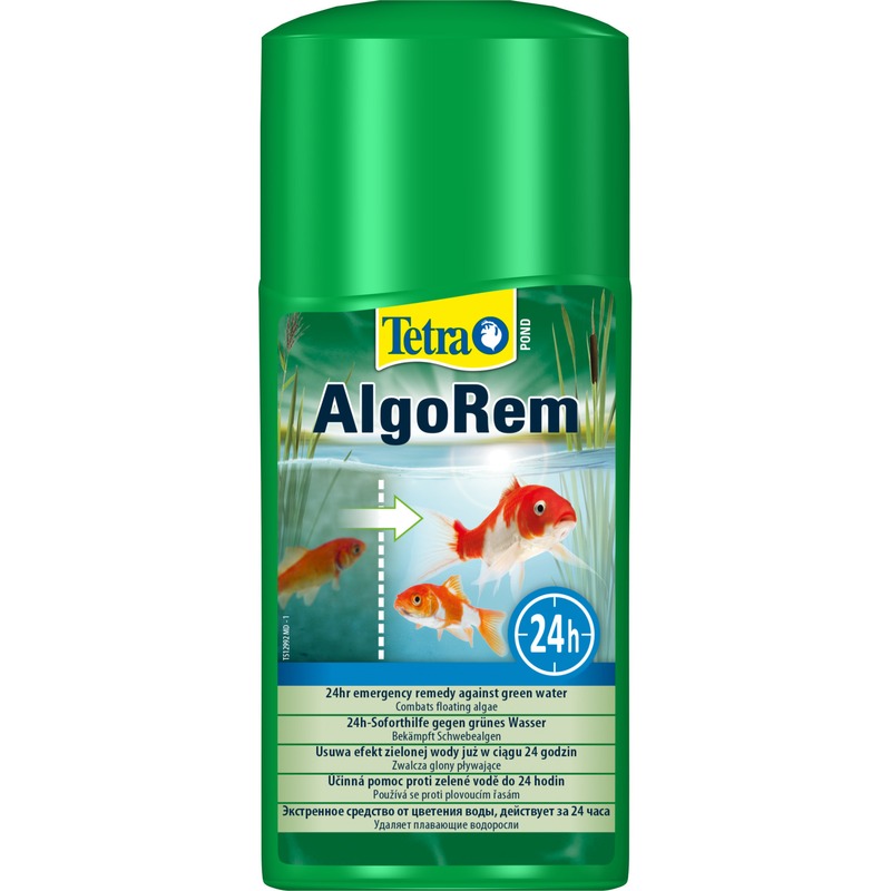 Средство Tetra Pond AlgoRem от цветения воды из-за водорослей - 250 мл средство tetra algumin профилактическое против водорослей 250 мл