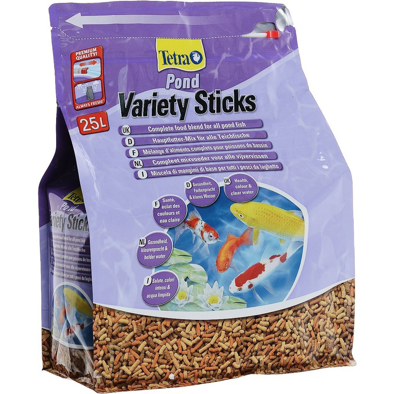 Корм Tetra Pond Variety Sticks для прудовых рыб 3 вида палочек