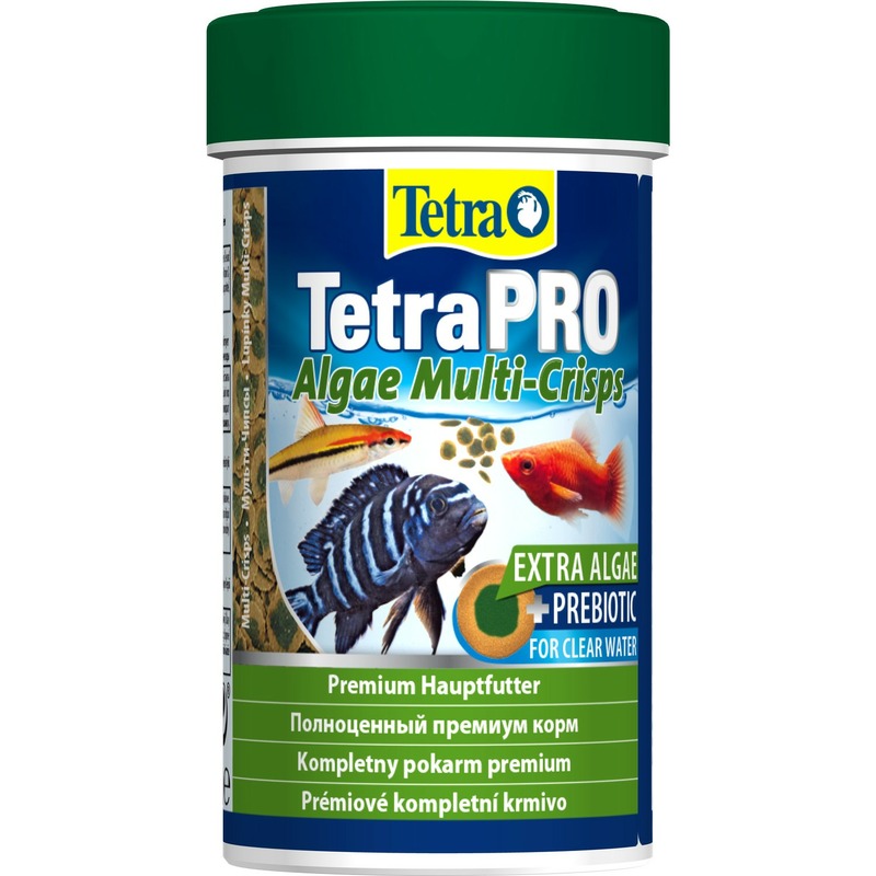 корм tetra pro algae crisps растительный для всех видов рыб в чипсах Корм Tetra Pro Algae Crisps растительный для всех видов рыб в чипсах - 100 мл