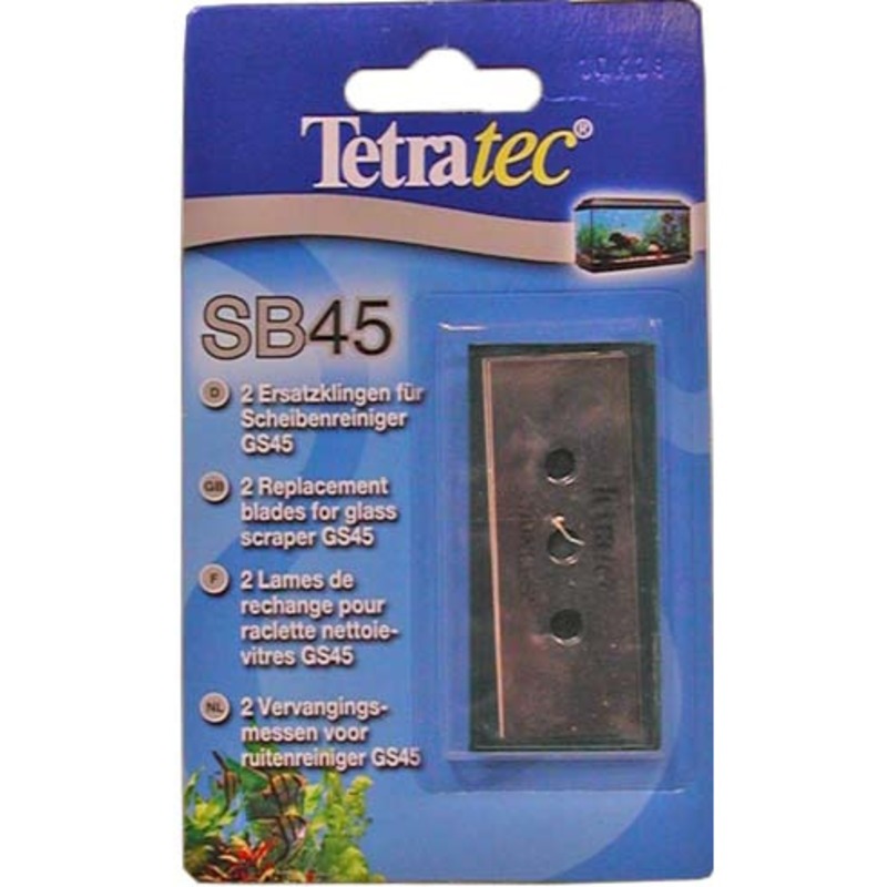 Лезвия Tetra SB 45 запасные для скребка салфетки tetra easywipes для протирки аквариумов