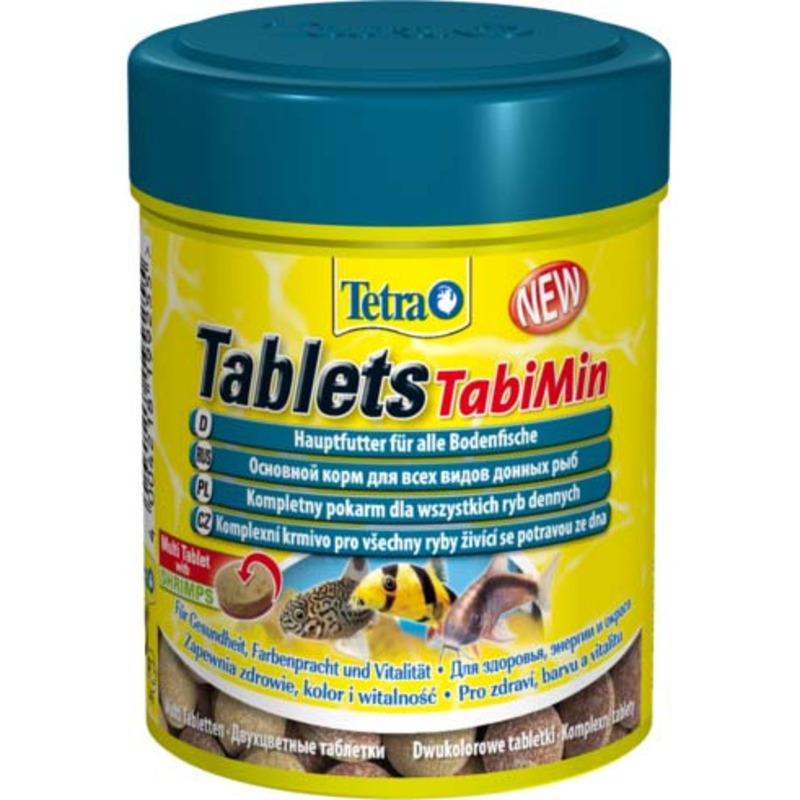 Корм Tetra TabletsTabiMin для всех видов донных рыб - 275 таб
