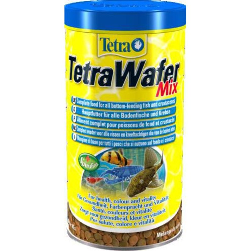 Корм Tetra WaferMix чипсы для всех донных рыб tetra корма tetra корма корм для травоядных донных рыб пластинки с цукини 15 г