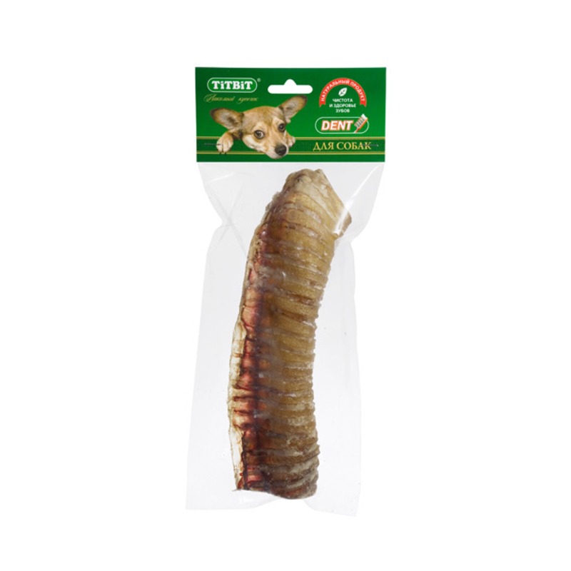 Titbit трахея говяжья - мягкая упаковка - 60 г frais classique лакомство для собак трахея говяжья рубленная 50 г