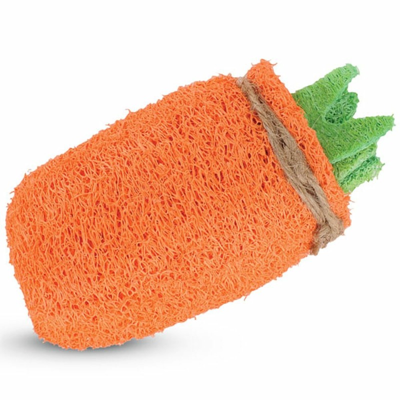TRIOL Triol Natural игрушка для мелких животных из люфы \Морковь\, 120 мм