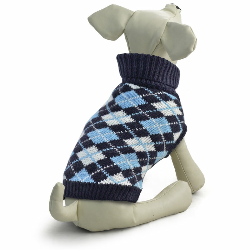 Triol свитер для собак \Классика\, черно-синий S, 25 см triol свитер для собак классика черно синий l 35 см