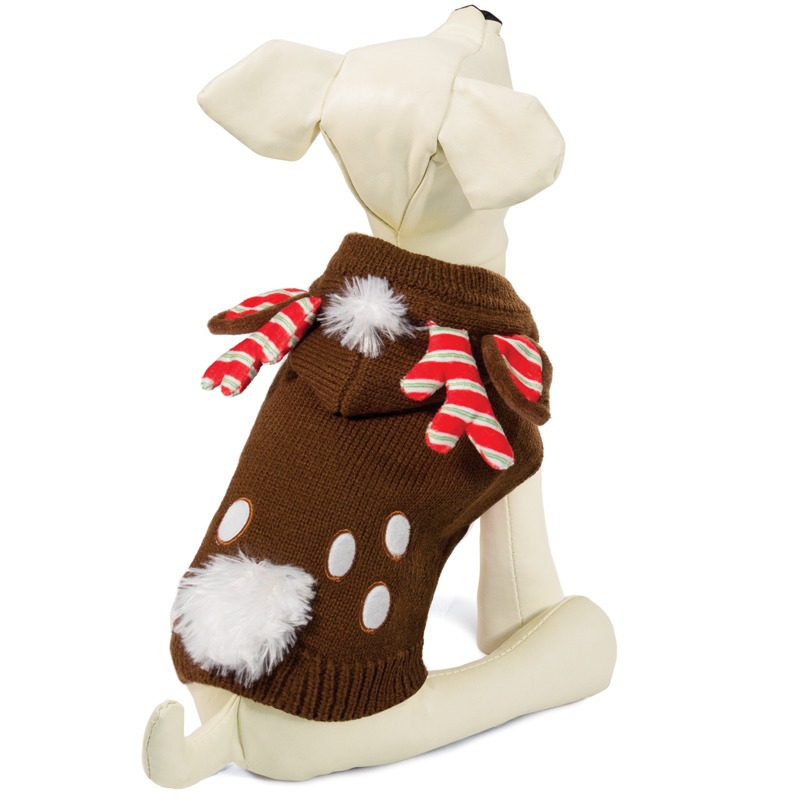 Triol свитер для собак \Рождественский олень\, коричневый M, 30 см свитер размер 42 52 коричневый