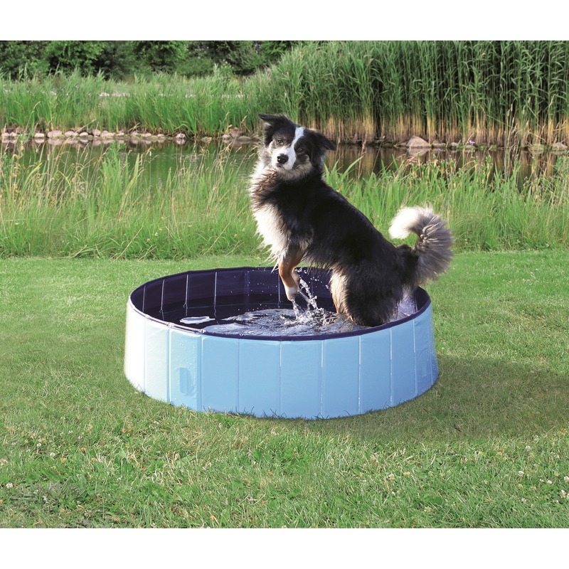 Trixie Бассейн для собак, ø 80×20 см, голубой/синий 28117