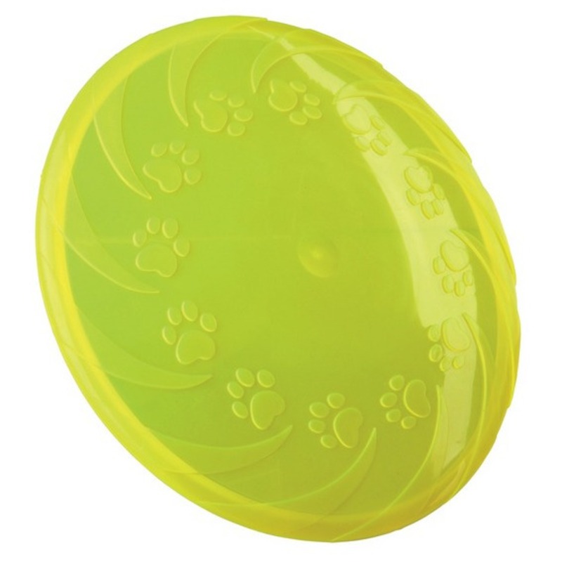Trixie Диск фрисби, ø 18 см, силикон, цвет в ассортименте trixie мяч светящийся ø 6 5 см силикон цвета в ассортименте
