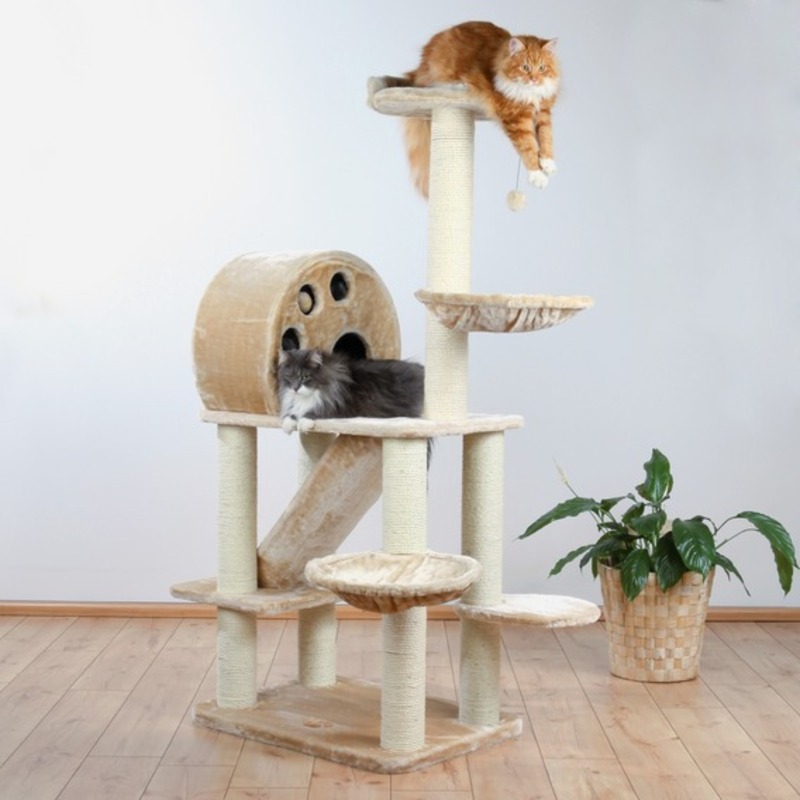 Trixie Домик для кошки Allora, 176 см, бежевый trixie домик для кошки fabiola 165 см серый