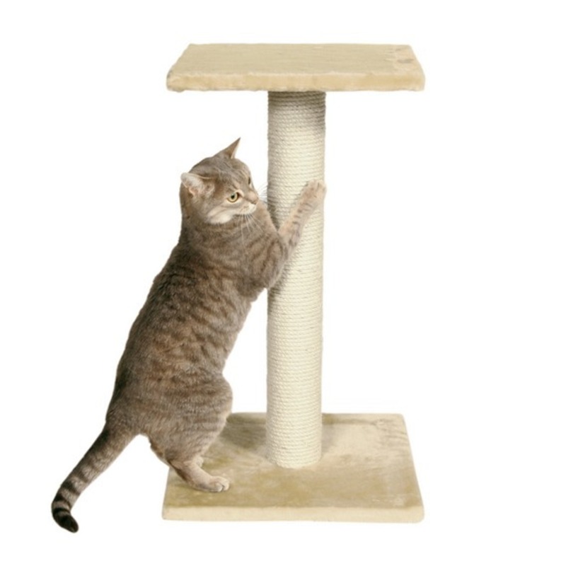 trixie домик башня для кошки jorge 78 см серый антрацит Trixie Домик для кошки Espejo, 69 см, серый