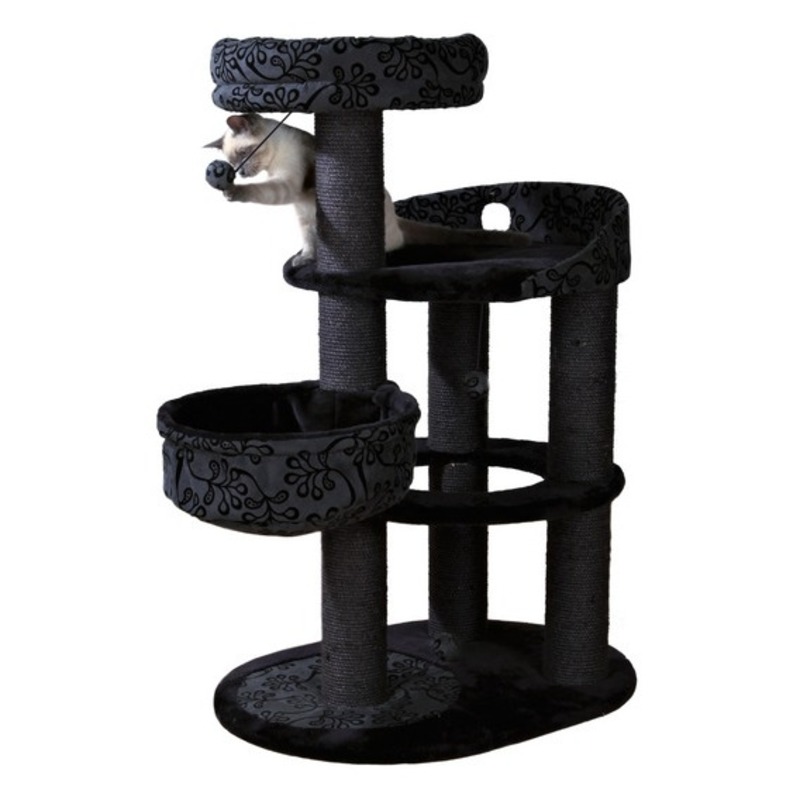 trixie домик башня для кошки jorge 78 см серый антрацит Trixie Домик для кошки Fillipo, 114 см, серый
