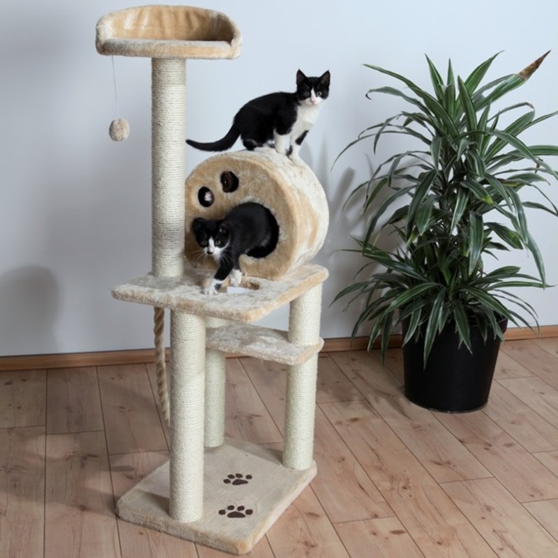 Trixie Домик для кошки Salamanca, 138 см, бежевый trixie домик для кошки montoro 165 см плюш бежевый коричневый