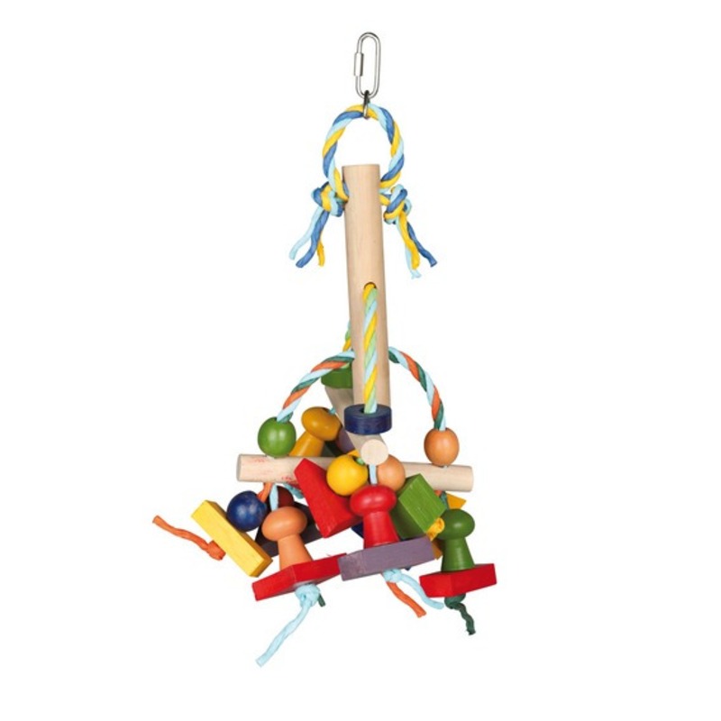 Trixie Игрушка для птиц, 31 см, дерево игрушка trixie для птиц кольцо с шаром ф16 см