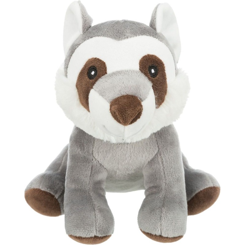 Trixie игрушка "Енот" для собак, плюш - 22 см для всех возрастов для всех пород Китай 1 уп. х 1 шт. х 0.49 кг, цвет серый, размер Для всех пород