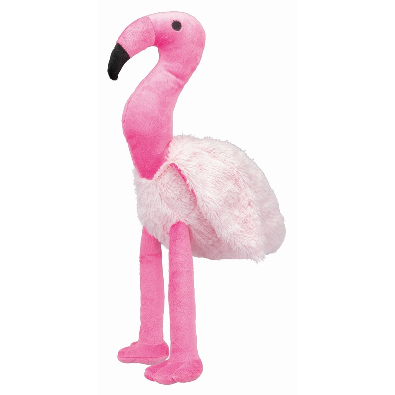 Trixie Игрушка Фламинго, плюш, 35 см