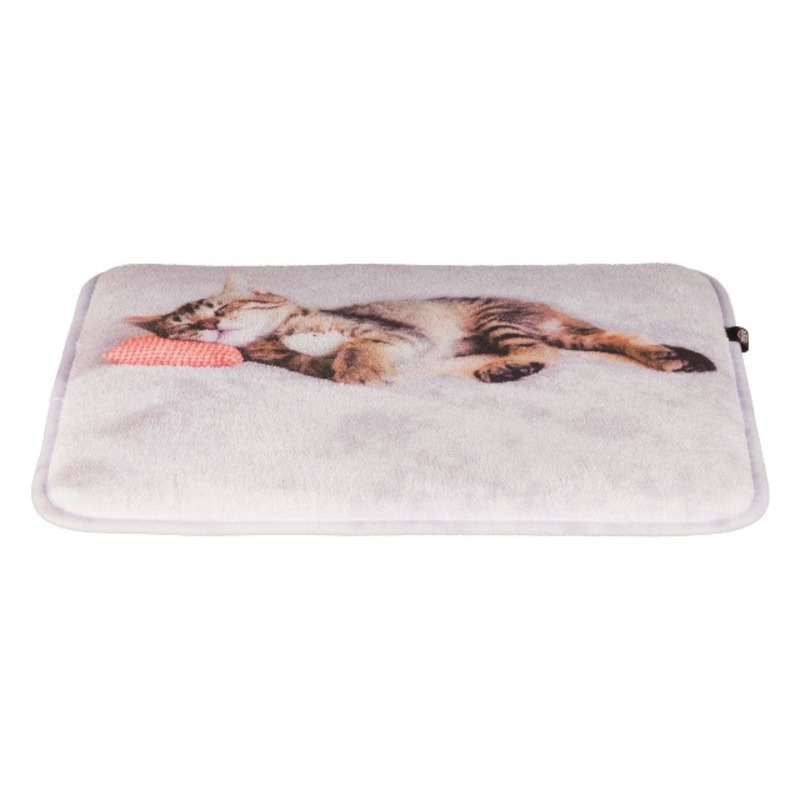 Trixie Лежак Nani, 40×30 см, серый trixie trixie плюшевый лежак для кошки 40×30 см
