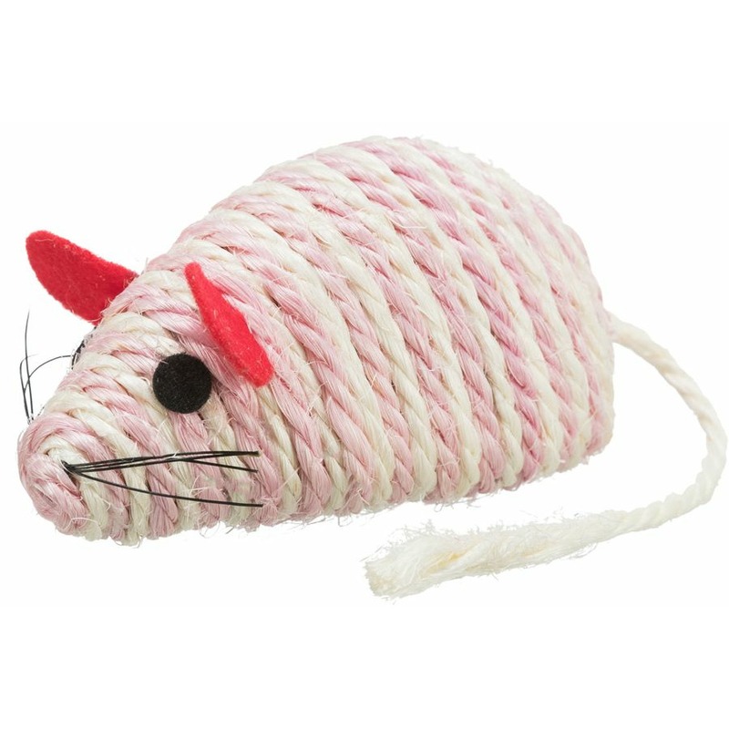 Trixie Мышь веревочная для кошек, 10 см игрушка для кошек trixie мышь веревочная 10 см