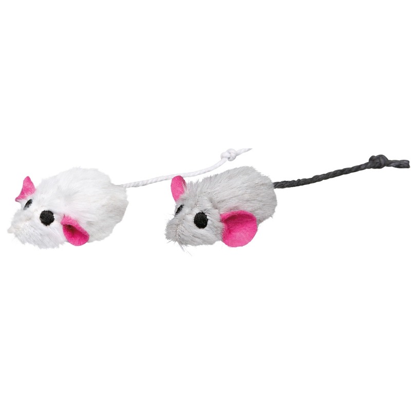 Trixie мышка для кошек 5 см с мятой, в ассортименте цена и фото