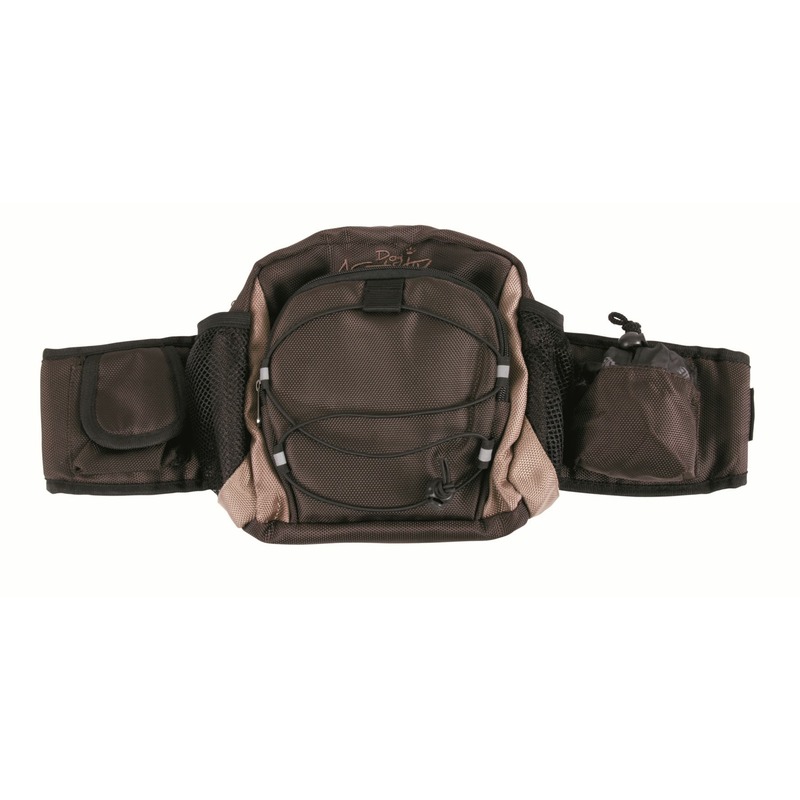 Trixie Рюкзак на пояс Multi Belt, ремень: 57-138 см, коричневый/бежевый