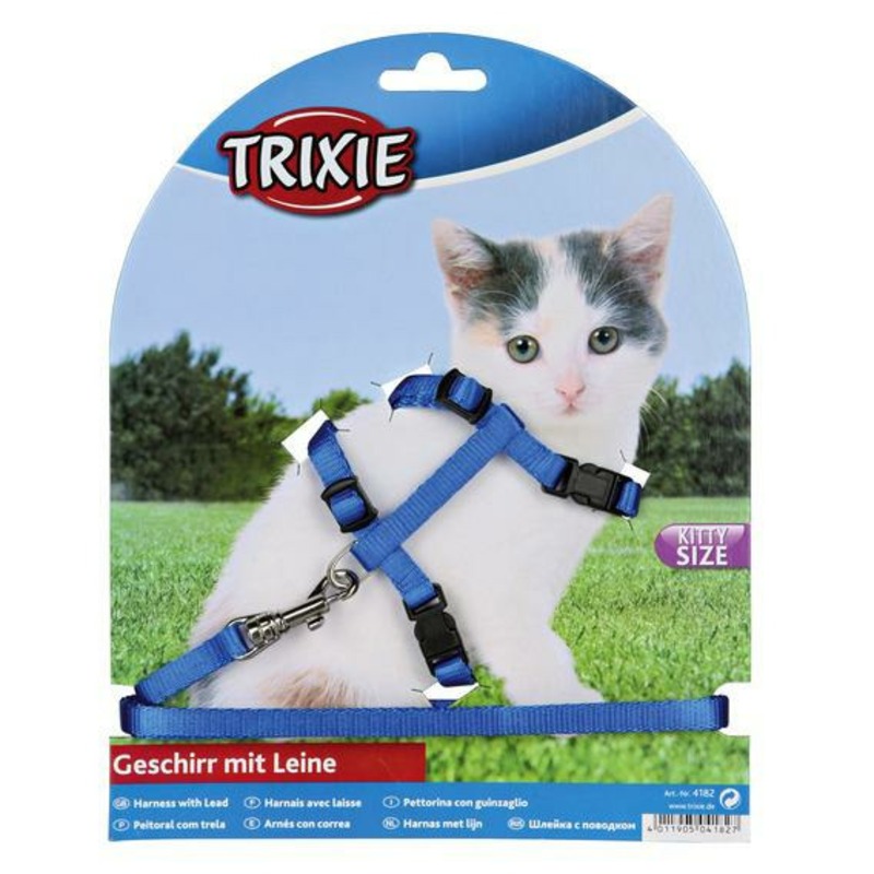 Trixie Шлейка для котят шлейка для котят trixie цвета в ассортименте