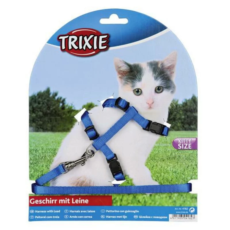 

Trixie Шлейка для котят премиум Китай 1 уп. х 1 шт. х 0.068 кг, Синий