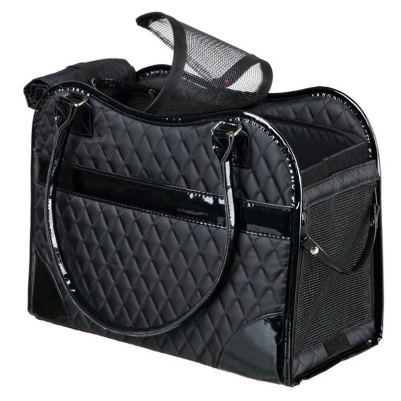 Trixie Сумка-переноска Amina, 18×29×37 см, чёрный trixie рюкзак переноска william 33×43×23 см чёрный