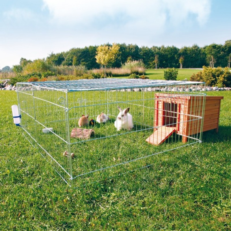Trixie Загон с крышей для грызунов, 144×116×58 см, оцинкованный 28355